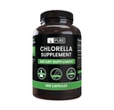 Pure originele ingrediënten Chlorella (365 capsules) Geen Magnesium of Rijst Fillers, altijd zuiver, Lab geverifieerd