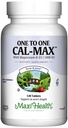 500 mg calciumsupplement met vitamine D3 (1000 IE) en magnesium (500 mg) - bot, tanden en gewrichtsondersteuning voor mannen en vrouwen - 120 tabletten - één tot één Cal-Max door Maxi Health