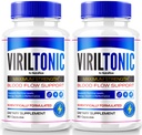 NutraRize (pakket van 2 VirilTonic capsules voor mannen, Premium formule voor algemene prestaties ondersteuning, Alle natuurlijke supplement voor gezondheid en welzijn, VirilTonic24 beoordelingen (120 capsules)