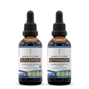 Bugleweed USDA Biologisch en Motherwort Liquid Extract (2 st.)
