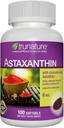 Generieke trunatur Astaxanthine 6 mg. - Verbetert huidelasticiteit, vocht, textuur en toon - 100 Softgels