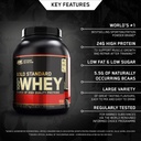 Optimale voeding 100% Whey Gold Standard, Dubbele Rijke Chocolade, 5 Pond