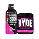 PROSUPPS L-Carnitine 3000 Stimulant Gratis Liquid Shots (31 Servings, Berry) en Mr Hyde Signature Series Pre-workout Energy Powdered Drink (30 Servings, Pixie Dust) Bundel