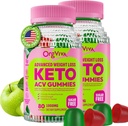 Keto Acv Gummies for Advanced Weight Loss, Apple Cider Vinegar Supplement met B12 - Glutenvrij, Veganistisch, Boost Metabolisme en Energie, Ondersteuning Digestieve Gezondheid