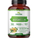 Zazzee Extra Strength Boswellia 10:1 Extract, 65% Boswellic Acid, 180 Vegan Capsules, 6 maanden Supply, Boswellia Serrata, Joint Comfort, Mobiliteit en Flexibiliteit Ondersteuning, Niet-GMO, Made in the USA