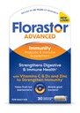 Florastor Select Immunity Boost Daily Probiotic & Immuun Support Supplement for Women and Men, Saccharomyces Boulardii CNCM I-745 Plus Zink, Vitamine C & D3 (30 capsules)