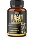 agobi 9in1 brein ondersteuning supplement - gemengd met Ashwagandha, Panax Ginseng, Gotu Kola, Ginkgo Biloba, Black Pepper & More - Nauwkeurigheid, Focus, Geheugen & energie Booster - 150 capsules gedurende 5 maanden