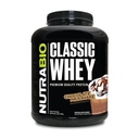 NutraBio Classic Wei Proteïne Poeder- Full-Spectrum Aminozuur Profiel - Geen fillers, kunstmatige kleuren, conserveringsmiddelen - Lage Glykemie Index - Chocolade milkshake, 5 pond