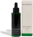 HigherDOSE Detox Drops - Liquid Chlorofyll Water Drops to Support Daily Detox & Boost Skin's Natural Glow - Plant Powered Formula with Milk Thistle, Beetwortel Juice, Magnesium & Minerals (2 oz)