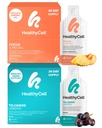 Gezonde Telomere Lengte Gezonde Veroudering Supplement + Focus & terugroepen Hersensupplement voor Geheugen & Focusbundel