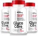 (3 Pack) Glyco Care Capsules, Glyco Care Advanced Blood Support Supplement, Glyco Care Health Support Pillen, Maximale sterkte Formule voor de totale wellness, Alle Natuurlijke GlycoCare beoordelingen (180 Capsules)