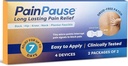 Lange aanhoudende pijn verlichting - rug, hiep, knie, nek, plantar Fasciitis, enz. - Relief voor maximaal 7 dagen, klinisch getest, 4 apparaten in 2 zakken