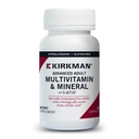 Kirkman - Advanced Adult Multivitamine & Mineral with 5-MTHF - 180 Capsules - Potent Broad Spectrum Vitamine/Mineral Supplement - Ondersteunt Cel Omzet - Hypoallergeen
