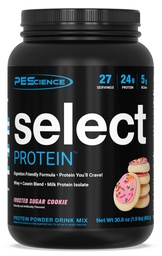 PEScience Select Protein Powder, Wei en Caseïne Blend, Clean Protein Powder for Women and Men, Low Calorie, Low Carb, Keto Friendly, Gluten Free - Frosted Sugar Cookie - 27 Servers