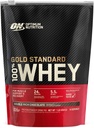 Optimale Voeding Gold Standaard 100% Wei Proteïne Poeder, Dubbele Rijke Chocolade (1 lb.), Pakket kan variëren