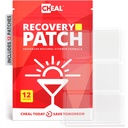 Party Recovery Patches - 12 Pack - Bounce Back After a Night Out. B Complexe formule voor betere ochtenden - 100% natuurlijk. Transparant en waterdicht - Partijessentieel - Gebruik voor het drinken