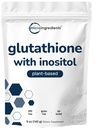 Glutathion supplement, Pure Glutathion verminderd poeder met Inositol, 5 Ounce (9 maanden aanbod), 2 in 1 Formule, Krachtige ingrediënten voor antioxidanten, Ondersteunt leverfunctie, Veganistisch