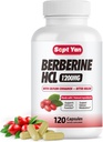 Berberine Supplement 1500mg met Ceylon Cinnamon - Berberine Capsules met Bitter Melon, Banaba Leaf, Gymnema Syivestre voor Immune, Metabolisme, Digestie & Heart Health, Vegan 120 Capsules