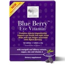 NIEUWE NORDIC Blue Berry Eye Vitamine Luteïne Supplement met zink, ondersteunt Macula Pigmentatie, Eye & Vision functie, 120 tabletten (verpakking van 1)