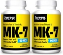 Jarrow Formulas MK-7 90 mcg - 120 Softgels, Pack of 2 - Superior Vitamin K Product for Building Strong Bones - Supports Heart & Cardiovasculaire Health - 240 Total Servings