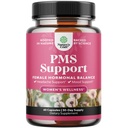 PMS Support Supplement voor Vrouwen Hormone Balance voor Vrouwen & Menstruele Ongemak met DIM, Chasteberry, Black Cohosh & Ashwagandha - voor Periode Krampen Makkelijk, Menopauze Bloating, Mood Swing 