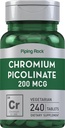 Piping Rock Chroom Picolinaat 200mcg 