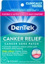 DenTek Canker Relief Canker Sore Patch Relives Canker Pain, 6 Count (pack van 1)
