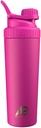 AeroBattle Cryo Shaker Cup, geïsoleerde roestvrij stalen waterfles en eiwitshaker, Mixes Proteïne en Voortraining met Turbulent Mixing Technology, Geen Blending Bal of Wisk, 26oz, Rosy Sunset Pink