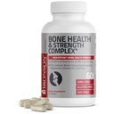 Bronson Bone Health & Strength Complex* High Potency Formula 200 MCG van vitamine K2 als MK7, Plus Calcium, Boron, Cissus Quadragularis, Magnesium, Vitamine D3 en meer - Non-GMO, 60 tabletten