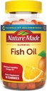 Fish Oil Gummies, 90 Softgels, with Heart-Healthy Omega 3s 57 mg, in Strawberry, Lemon, & Orange