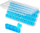 Daviky Maandelijkse Pillen Organisator 1 keer per dag, Maand Pillen Box Organisator 30 Dag, 31 Dag Dagelijks Pillen Case Eenmaal per Dag, Reis Pillen Organisator Maandelijks om Vitaminen, Supplementen en Medicatie vast te houden