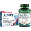 Zuiverheid Producten Bundel - Flexuron Joint Formula + EverStrong Tablets - Flexuron - Krill Oil, Hyaluronzuur + Astaxanthine - EverStrong- Muscle Matrix Blend w/Creatine, Koffiefruit Extract + Meer