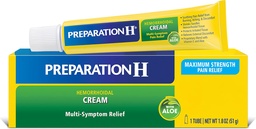 Bereiding H Aambei Cream met Aloe voor Multi-Symptoom Relief - 1,8 Oz Tube