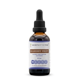 Geheimen van de Stam Bilberry Fruit Alcoholvrije Liquid Extract, bosbes (Vaccinium Myrtillus) Gedroogde Fruit Tinctuur Supplement (2 FL OZ)