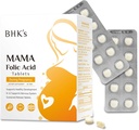 BHK's Folic Acid, Before During After Pregnancy, Support Baby Nervous System Development, Essential Vitamins for Mom & Baby, 90 Tablets