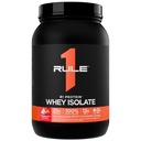 Artikel 1 R1 Proteïne Wei-isolaat - met 25 g eiwit en 6 g BCAA uitsluitend afkomstig van geïsoleerde en gehydrolyseerde bronnen voor workoutherstel (2 pond*, Aardbeien & Crème)