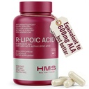 Stabilized R-Lipoic Acid 300mg per portie, R Alpha Lipoic Acid ALA Supplement Antioxidant voor nerve, Energy & Metabolisme Support, NSF Gecertificeerde Supplementen, Non-GMO & Vegan,60 Capsules,2 maand supply