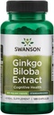 Swanson Ginkgo Biloba Extract 24% 60 Milligrammen 120 Capsules