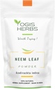 YOGIS REVS Neem Leaf Powder Puur Azadirachta Indica voor ontgifting, Immuunondersteuning en Heldere huid 100% natuurlijk kruidensupplement