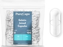 PureCapsUSA - Lege pil Capsules met vulling Maat 0