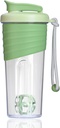 Shaker Bottle for Protein Mixes,24 oz,Protein Shaker Bottles with Whisk Ball, Mixer Bottle, Proteine Bottle, Portable Pre Workout Whey Protein Drink Shaker Cup,Forest Green