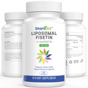 Liposomale Fisetine met Quercetine Supplementen 1200 mg per portie, Hoge Absorptie Polyfenolen Antioxidanten voor vrouwen,mannen,Non-GMO,Gluten-Free,1 Fles-60 Softgels