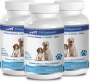 Hondenhersenen supplement - Ultra vitamines voor honden - Kauwen - Krachtige formule - Mineral Complex - Hondencalcitaat Bones - 270 Treats (3 flessen)
