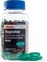 TIME-CAP LABS, INC. Tijdig Ibuprofen 200mg - 160 Liquid Softgels - Pijn Verlossing Softgels en koorts Reducer - voor hoofdpijn Verlichting, Menstruele pijn, tandpijn Spierpijn & Artritis Pijn