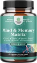 Geavanceerde Hersensupplement voor Geheugen en Focus - Nootropics Hersenen Ondersteuning Supplement met Geheugen en Focus Vitaminen voor Volwassenen van alle leeftijden - voor Hersen Fog Helderheid Energie en Herinnering - 60 Tellen