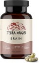 Terra Oorsprong, Gezonde Hersenen Supplement, Capsules, 30 Servers, met CDP Choline, Ginkgo Biloba Extract, en Bacopa - voor gezonde geest, verbetert geheugen, herinnering en functie