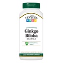 21e eeuw Ginkgo Biloba Extract Veg-Capsules, 200-Count (21687)
