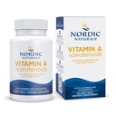 Nordic Naturals Vitamine A + Carotenoïden, Unflavored - 30 Zachte Gels - Lycopeen & Astaxanthine - Ondersteunt de huid, Cellular Health - Non-GMO - 30 Servers