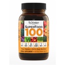 Dr. Schulze's SuperFood 100 - Everyday Superfood Supplement to Support Algehele Wellness - Mutivitamine Ondersteuning voor Cellular Nutrition & Energy - Clean Ingrediënten - Glutenvrije en zuivelvrije - 90 Tel.