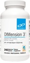 XYMOGEN Dimensie 3 - Diindolylmethaan DIM Supplement met Curcumine + BioPerine - Ondersteunt gezonde Estrogeen Detox, Hormonale Balance voor vrouwen en mannen - Menopauze Relief + PMS Ondersteuning (240 Capsules)